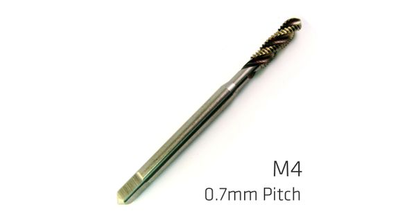 Machine Tap Cobalt 4mm Spiral Fluted In Pouch 0.7mm Pitch product image