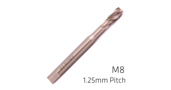 Machine Tap Cobalt 8mm Spiral Fluted In Pouch 1.25mm Pitch product image