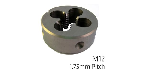Machine Die Cobalt 12mm Spiral Point In Pouch 1.75mm Pitch product image