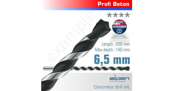 Concrete 6.5 X 200mm Profi Beton Drill Bit Masonry product image