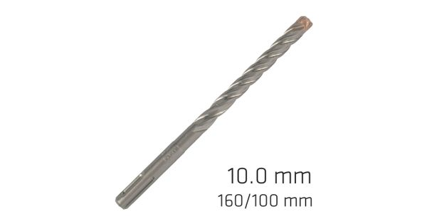 Force X 10.0 X160/100 Sds-plus Rebar Drill Bit X4 Cutting Edges - Bulk product image