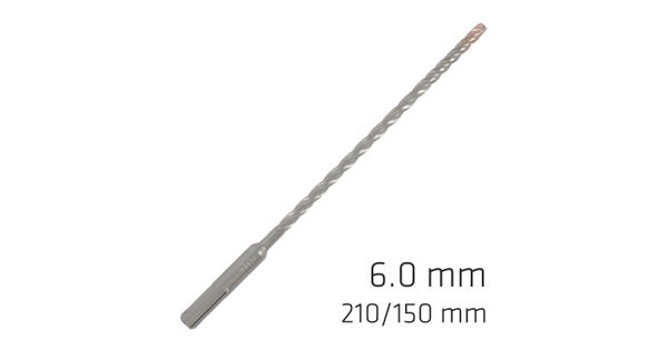 Force X 6.0 X 210/150 Sds-plus Rebar Drill Bit X4 Cutting Edges - Bulk product image