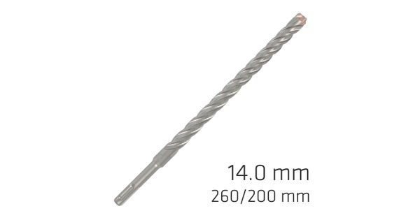 Force X 14.0 X 260/200 Sds-plus Rebar Drill Bit X4 Cutting Edges - Bul product image