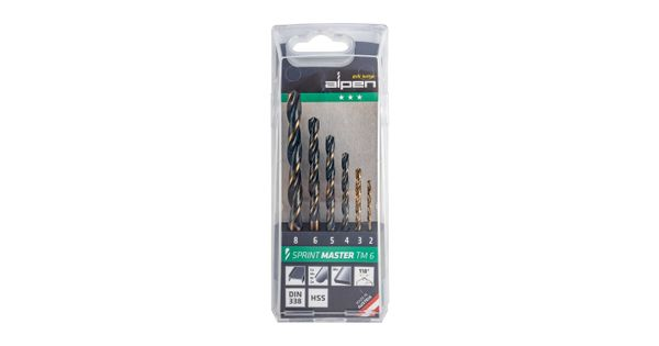 Alpen Sprint Master Tm6 6-pcs 2 - 3 - 4 - 5 - 6 - 8mm Hss Set product image