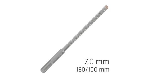 Force X 7.0 X 160/100 Sds-plus Rebar Drill Bit X4 Cutting Edges product image