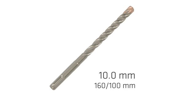 Force X 10.0 X 160/100 Sds-plus Rebar Drill Bit X4 Cutting Edges product image