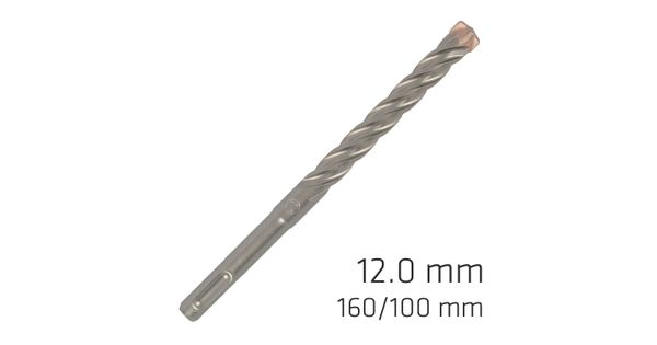 Force X 12.0 X 160/100 Sds-plus Rebar Drill Bit X4 Cutting Edges product image