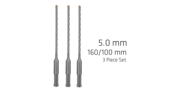Sds Plus F4 Bit 5mm X 160 X 100 X3 Pcs Drill Hammer product image