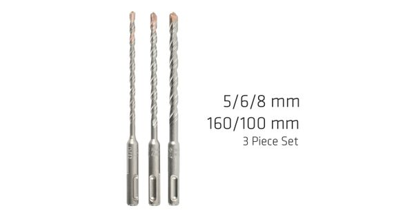 Sds Plus F4 5 6 8 X160mm 3 Pce Set product image