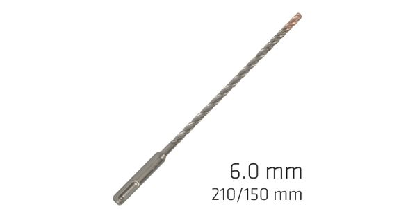 Force X 6.0 X 210/150 Sds-plus Rebar Drill Bit X4 Cutting Edges product image
