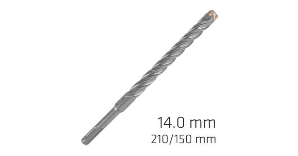 Force X 14.0 X 210/150 Sds-plus Rebar Drill Bit X4 Cutting Edges product image