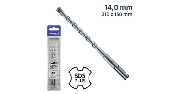 Sds Plus 210x150 14.0mm Hammer Bit Plastic Wallet product image