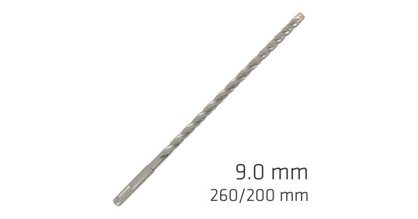 Force X 9.0 X 260/200 Sds-plus Rebar Drill Bit X4 Cutting Edges product image