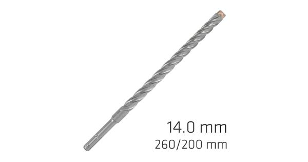 Force X 14.0 X 260/200 Sds-plus Rebar Drill Bit X4 Cutting Edges product image