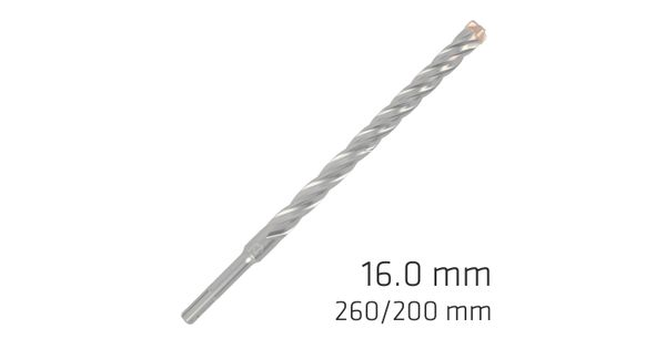 Force X 16.0 X 260/200 Sds-plus Rebar Drill Bit X4 Cutting Edges product image