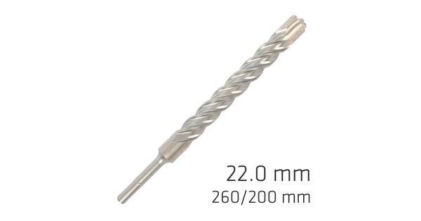 Force X 22.0 X 250/200 Sds-plus Rebar Drill Bit X4 Cutting Edges product image