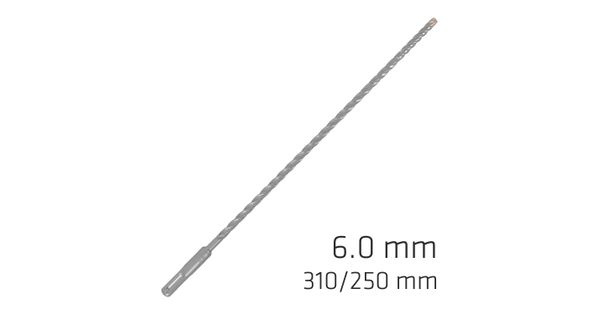 Force X 6.0 X 310/250 Sds-plus Rebar Drill Bit X4 Cutting Edges product image