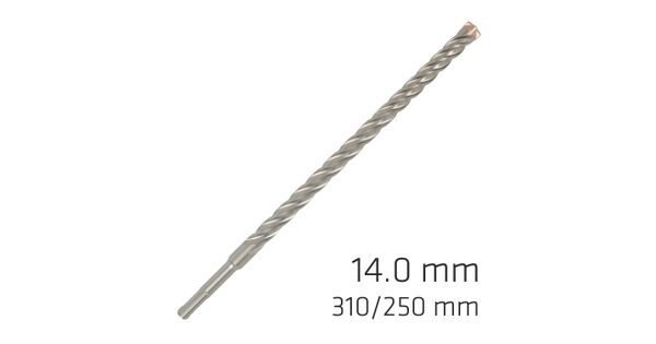 Force X 14.0 X 310/250 Sds-plus Rebar Drill Bit X4 Cutting Edges product image