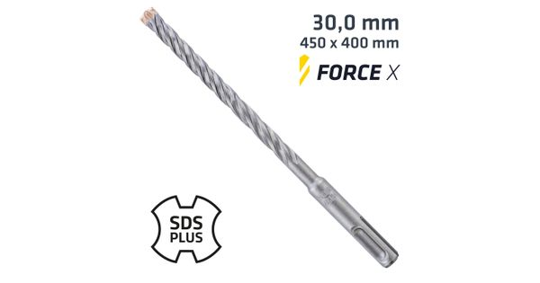 Force X 30.0 X 450/400 Sds-plus Rebar Drill Bit X4 Cutting Edges product image
