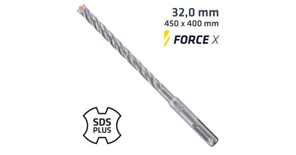 Force X 32.0 X 450/400 Sds-plus Rebar Drill Bit X4 Cutting Edges product image
