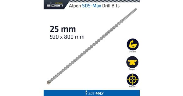 Alpen Sds Max Drill 920x800x25mm product image