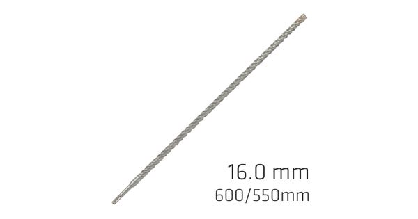 Force X 16.0 X 600/550 Sds-plus Rebar Drill Bit X4 Cutting Edges product image