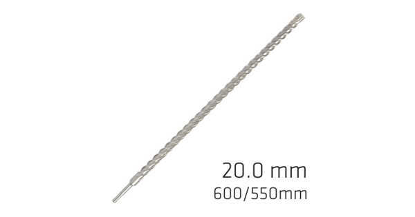 Force X 20.0 X 600/550 Sds-plus Rebar Drill Bit X4 Cutting Edges product image