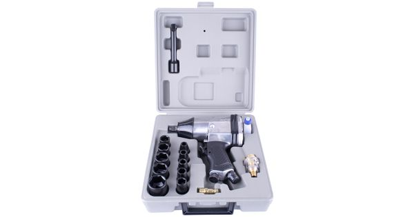 Air Impact Wrench 1/2' 17 Piece Kit Single Hammer product image