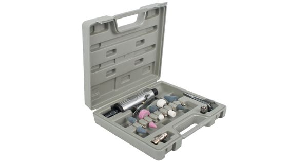 Air Die Grinder 6mm 14 Piece Kit Blow Mould Case product image
