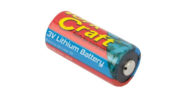 Battery Cr123a 3v Lithium X1 Per Card (moq 12) product image