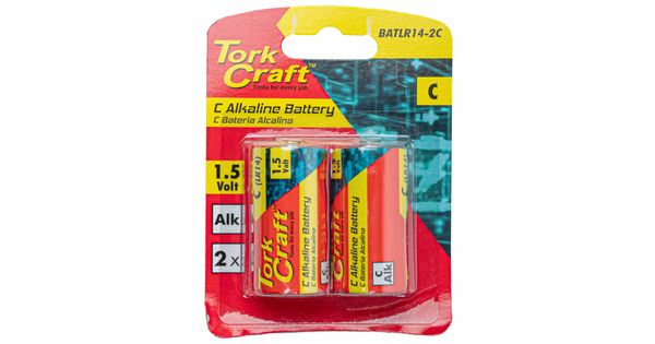 Battery C 1.5v 2 Pack Carded Alkaline product image