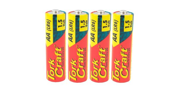 Battery Aa 1.5v X4 Pack Lr6 4s Shrink Wrap Alkaline (moq 30) product image
