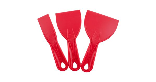 Putty Knife Plastic 3 Piece Set 38 76 & 100mm 1.5'/3'/4' product image