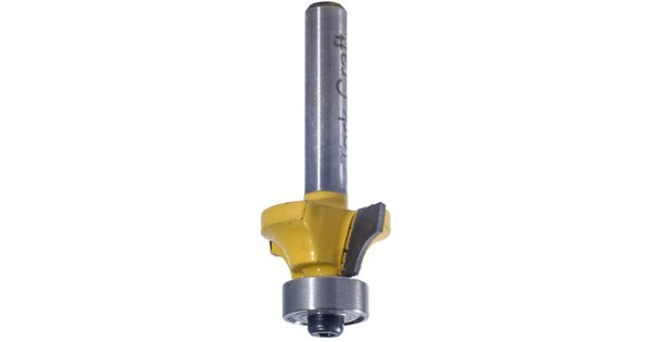 Tork Craft CKP1201 Corner Round Router Bit 3/16 Inch Radius with 1/4 Inch Shank product image