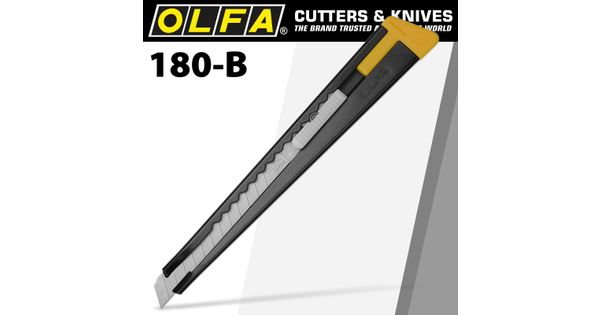 Olfa Model 180 Black Steel Snap Off Knife Cutter product image