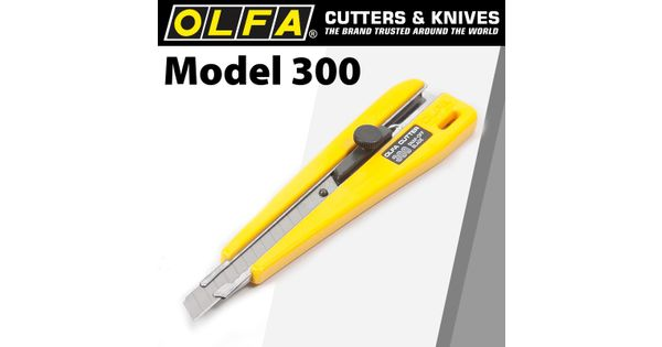 Olfa Model 300 Screw Lock Snap Off Knife Cutter product image