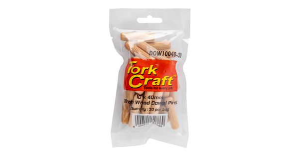 Dowels 10 X 40mm 30 Per Bag (birch Wood) product image