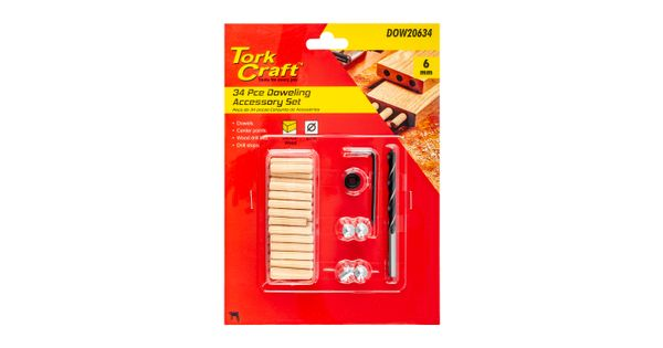 Doweling Accessory Kit 6mm - 34 Piece (birch Wood) product image