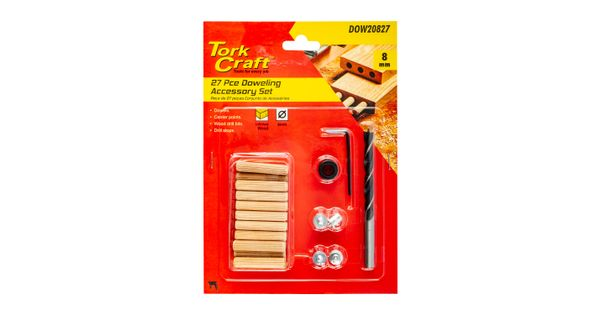 Doweling Accessory Kit 8mm - 27 Piece (birch Wood) product image