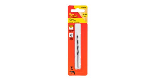 Drill Bit Wood 4.0mm X 75mm 1/card product image