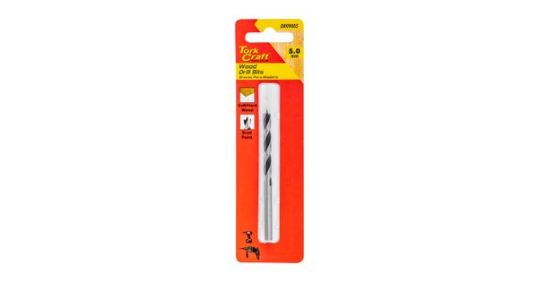 Drill Bit Wood 5.0mm X 85mm 1/card product image