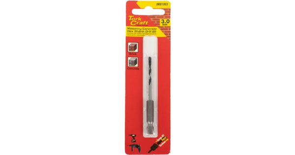 Drill Bit Masonry/concrete 3.0mm Hex Shank 1/card product image