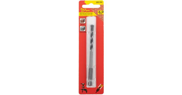 Drill Bit Masonry/concrete 6.0mm Hex Shank 1/card product image
