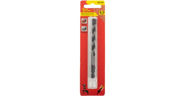 Drill Bit Masonry/concrete 8.0mm Hex Shank 1/card product image