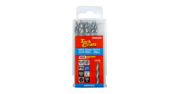 Precision-max Step Point 5.0mm Hss Drill 10 Pack product image
