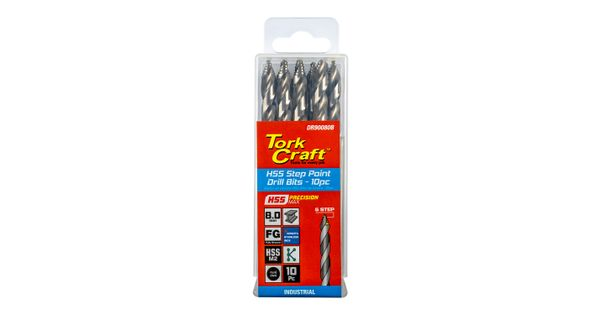Precision-max Step Point 8.0mm Hss Drill 10 Pack product image