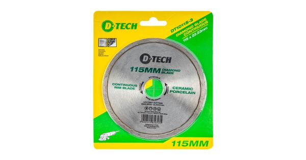 Diamond Blade Continuous Rim 115x22,23mm Ceramic/porcelain product image