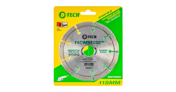 Diamond Blade Segmented Mid. 115x22,23mm Screed/cem.brick/masonry product image