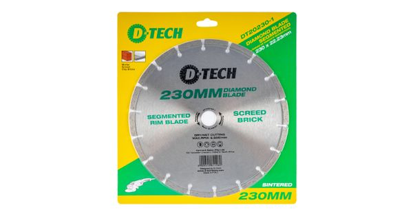 Diamond Blade Segmented Std. 230x22,23mm Screed/ Cem. Brick/masonry product image