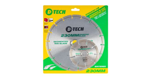 Diamond Blade 230mmx22.22mm+115mmx22.2mm Segemented product image